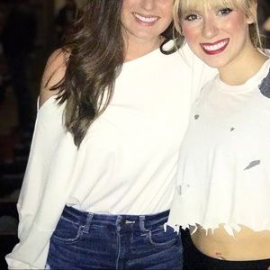 CBR White Long sleeve Blouse